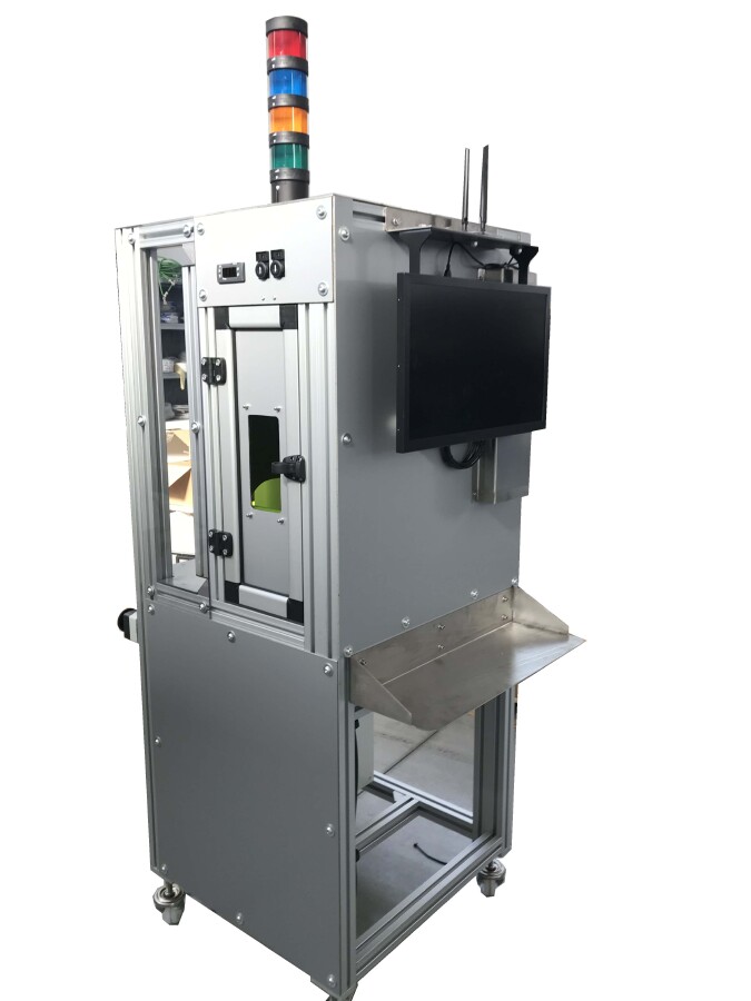 Laser marking station